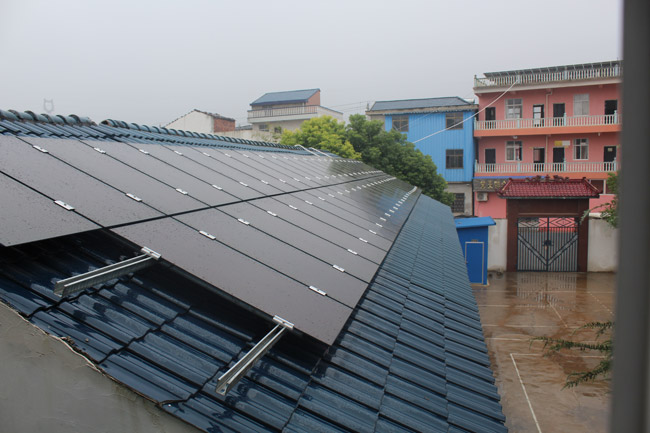 【并网乐成】黄石大王镇30KW光伏发电系统并网乐成