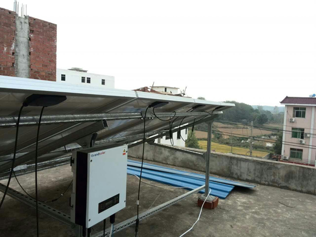 【并网乐成】黄石太子3KW光伏发电系统并网乐成